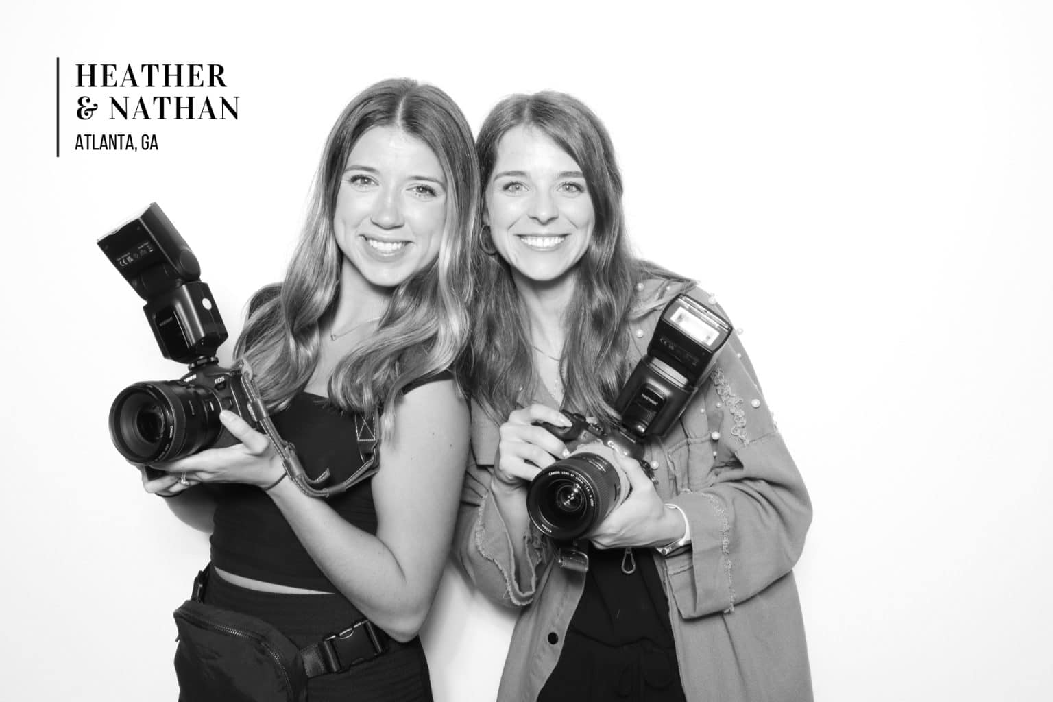 Black and White Photo Booth Ultimate Glam Photo