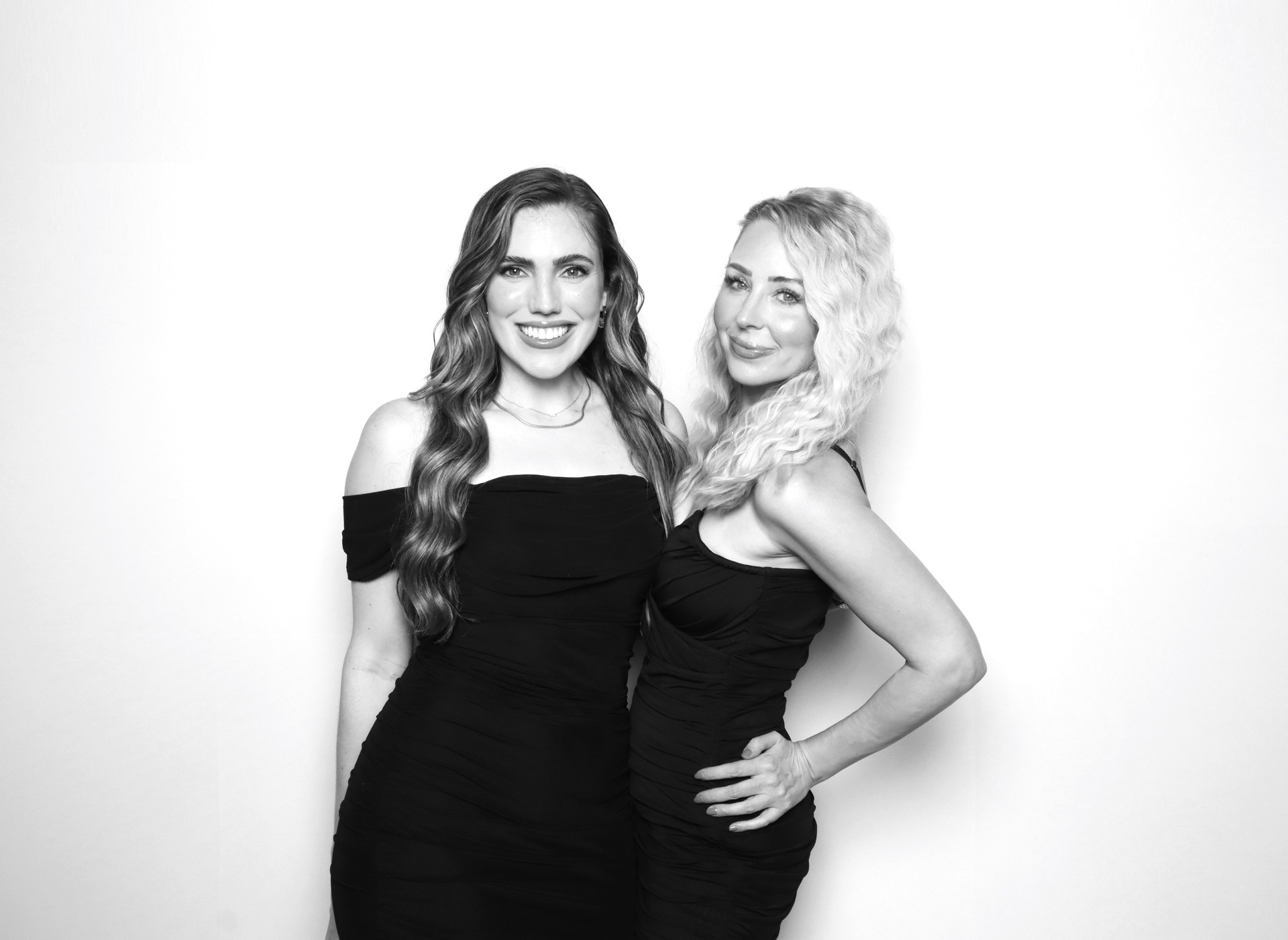 B&W Photo Booth Rental Luxe Booth Banner