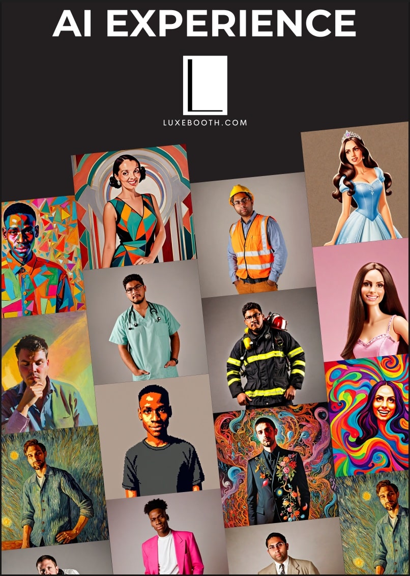 Ai Photo Booth Rental Experience - Luxe Booth