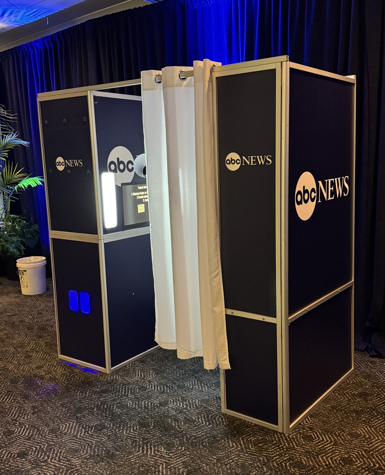ABC Washington DC Event - White House Correspondents' Dinner - Luxe Booth Enclosed Photo Booth