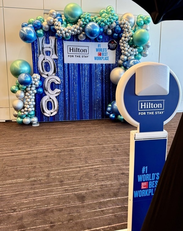 Hilton Event Booth - Luxe Booth