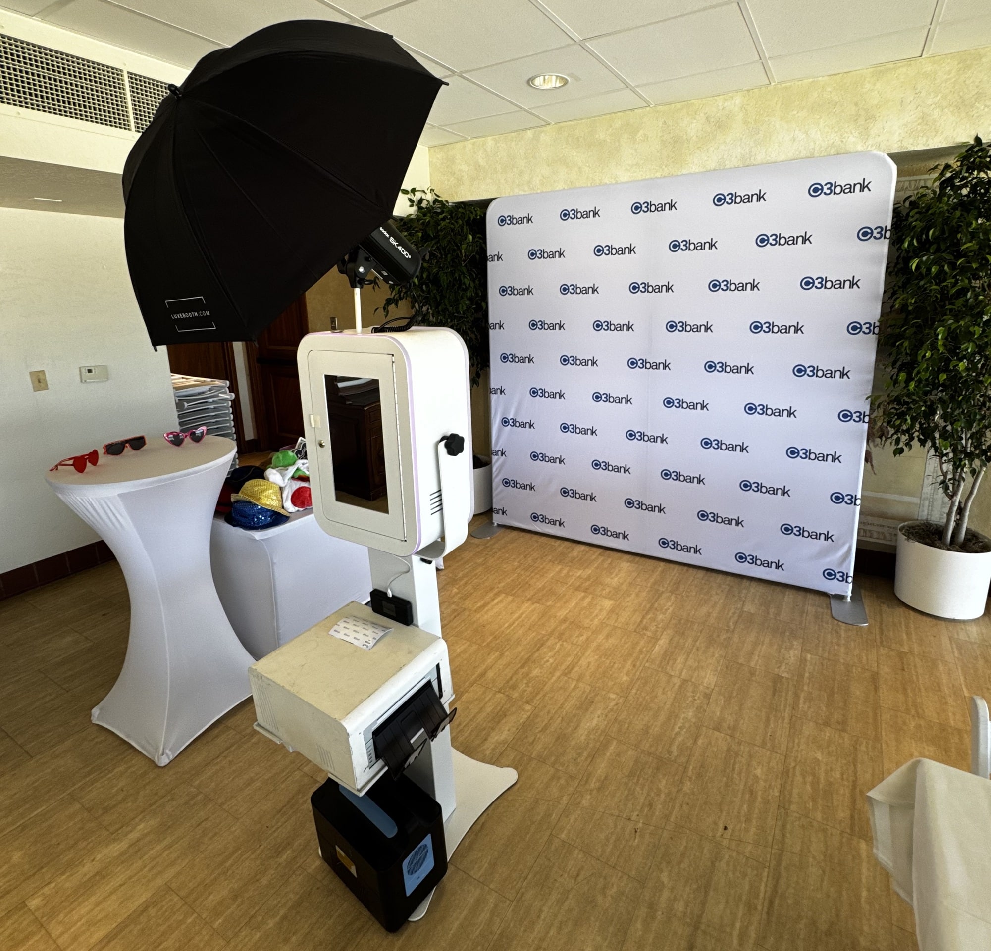 Custom Backdrop Setup - Luxe Booth