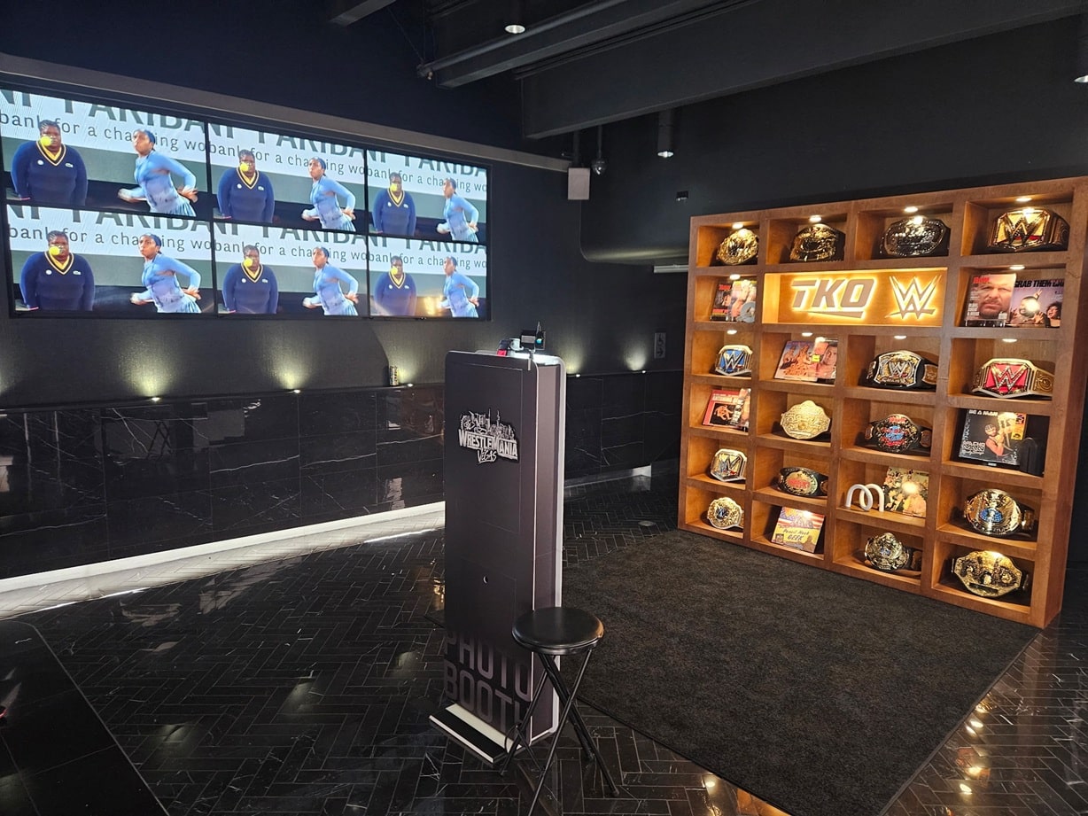 WrestleMania Activation - Luxe Booth